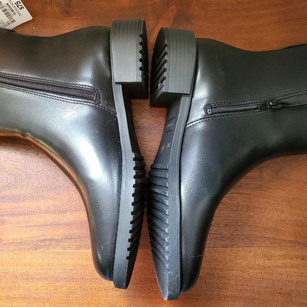 NEW! Worthington Women's WOR FRANZ Black Ankle Boots Size 10 - Picture 3 of 10